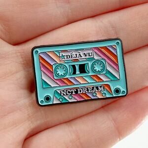 NCT Dream Deja Vu Cassette Tape Soft Enamel Pin Kpop Retro Badge